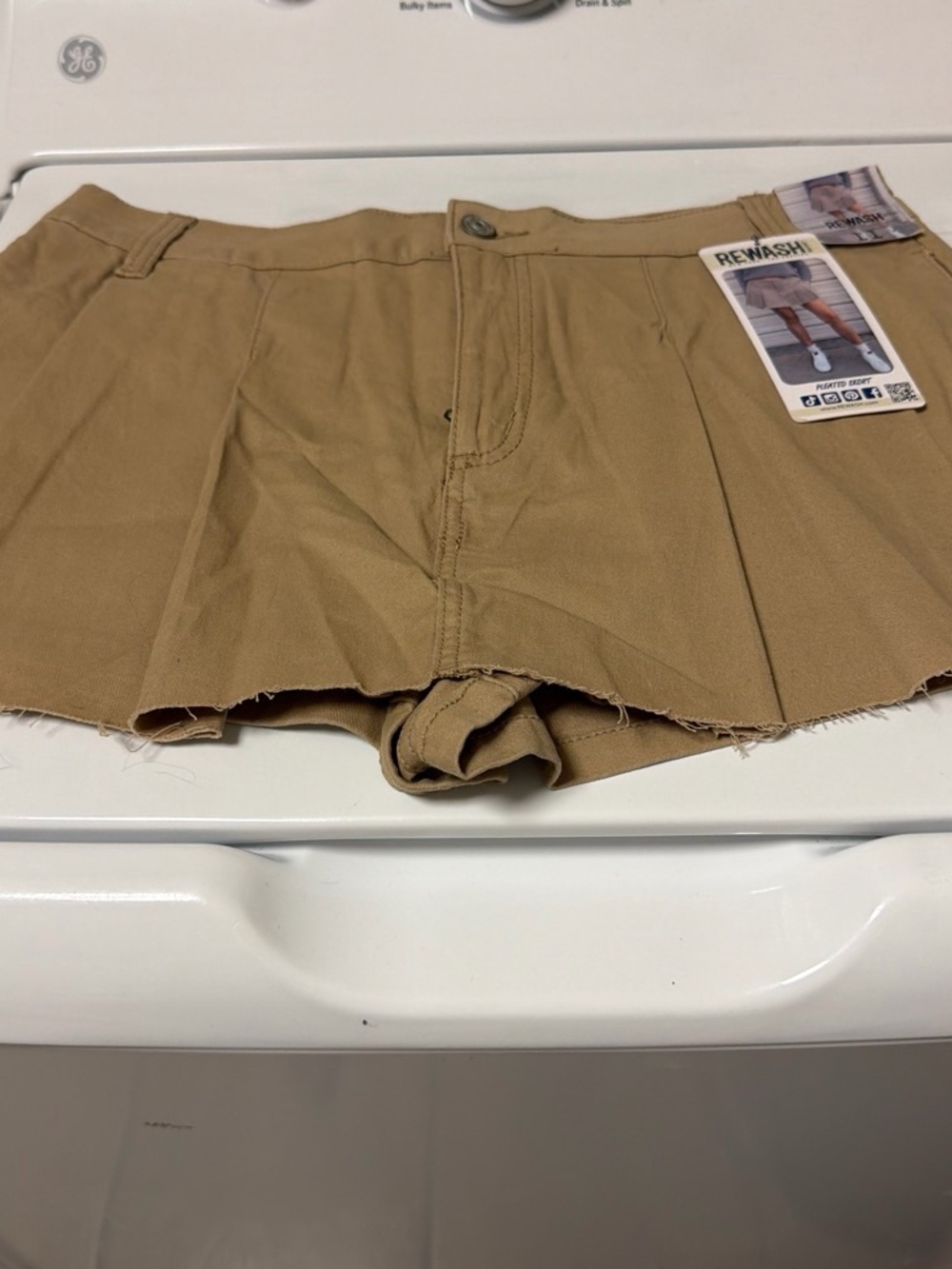 Rewash Women’s Tan Casual Skort NWT